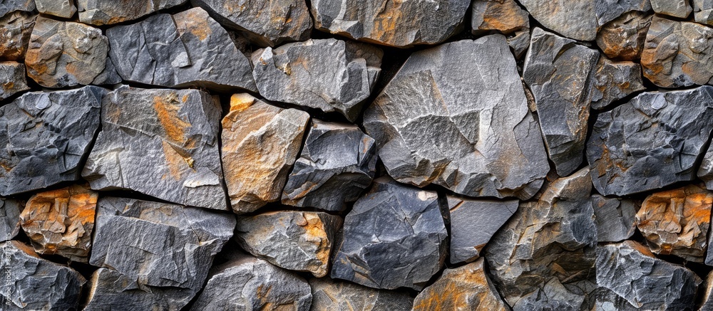 Aufkleber Texture of stone background in a copy space image