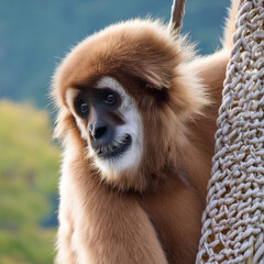Fototapeta premium a cute monkey