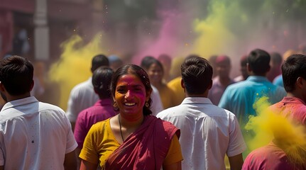 Holi (India): Holi is a festival of colors where people joyfully throw colored powder and water at each other.generative.ai