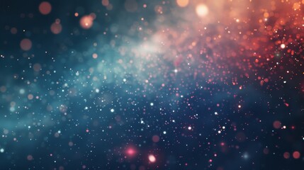 Fototapeta premium Gradient dark blue to sky blue with red and white accents reflective Memorial Day look