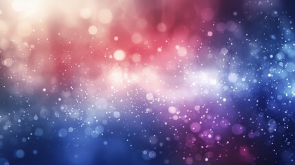 Smoky red white and blue hues with light sparkles creating a peaceful backdrop
