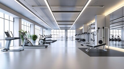 Modern Gym Facilities Offering Diverse Workout Equipment for Customer Satisfaction
