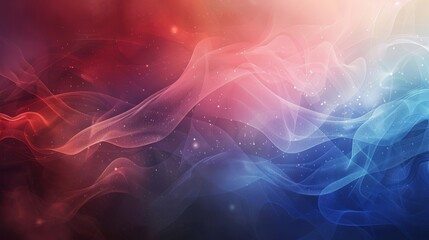Fototapeta premium Background with smoky red white blue textures and light sparkles