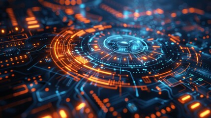 High-Tech Digital Interface