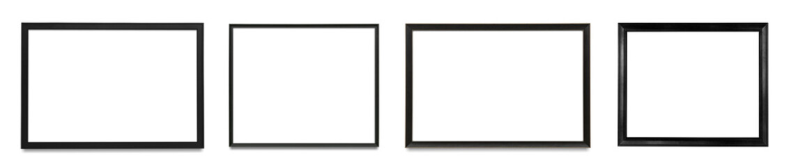 Obraz premium Rectangle black frame set