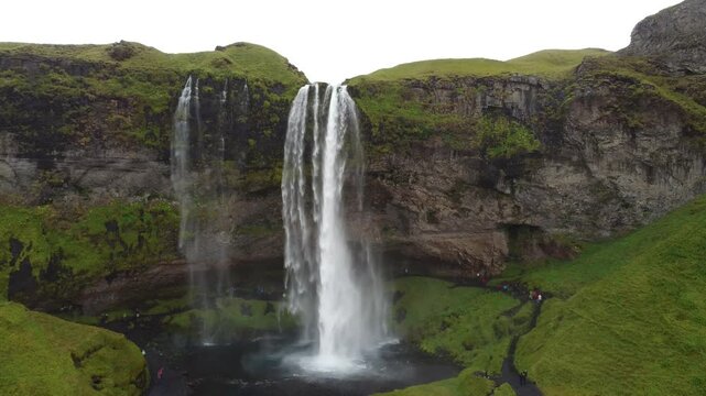 Seljalandsfoss in Iceland, waterfall in Iceland