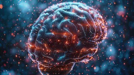 Digital Brain Concept