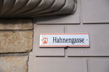 Hahnengasse street in Linz, Austria