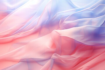 Obraz premium Chiffon Material Structure Background - Generative AI