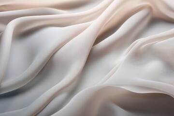 Fototapeta premium Chiffon Material Structure Background - Generative AI