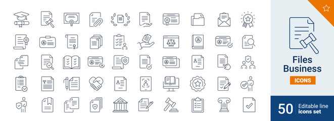 Files icons Pixel perfect. Documents, check, law, ...	
