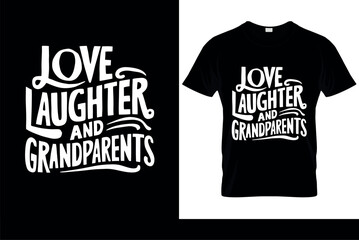 Fototapeta premium Creative Grandparents Day t-shirt design illustration Vector Graphics T-Shirt illustration