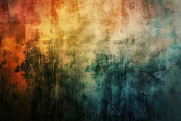 shimmering gradient metallic tones on grungy textured background abstract digital painting