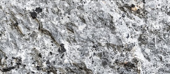Naklejka premium Close up image showing the texture of gray granite with copy space