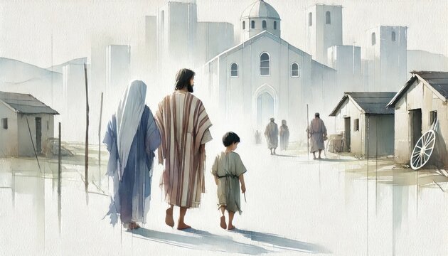When Jesus was twelve, he went back to Nazareth, and lived in submission to his parents. Luke 2:40-52