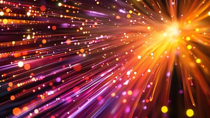 Obraz premium futuristic light track background