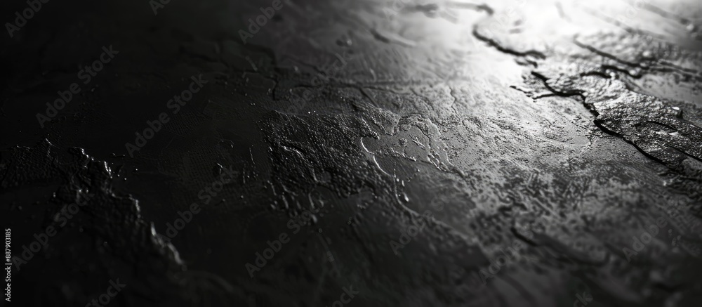 Aufkleber dark toned black paper texture with a soft focused spotlight adding elegance to the copy space image