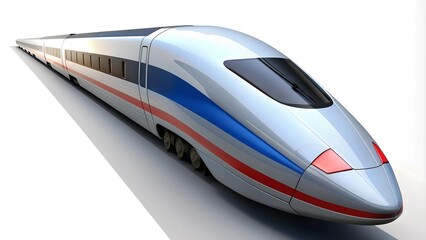 Illustration of high speed train