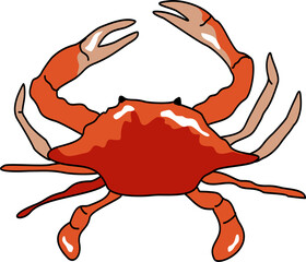 Seafood Vector Collection crab