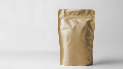 Mockup Coffee bag on white background. Packaging template mockup