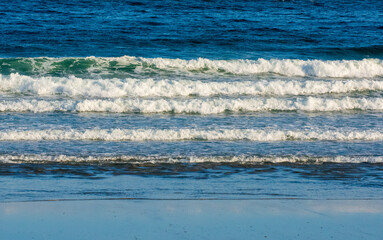 blue sea waves