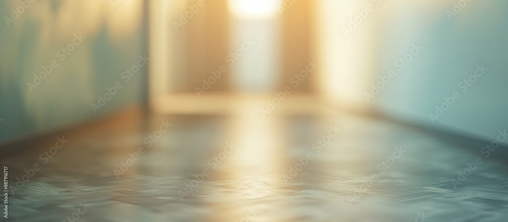 Leinwandbilder blur the wall s background to create a defocused abstract copy space image