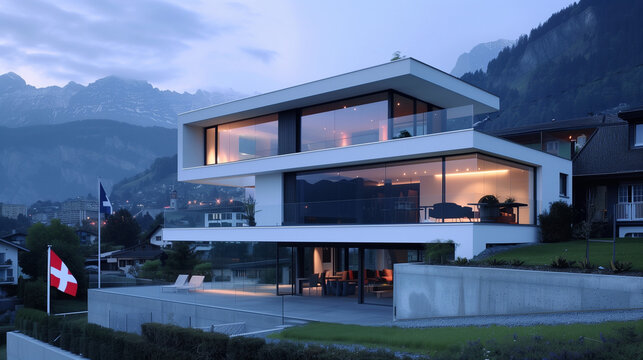 Modern Swiss house