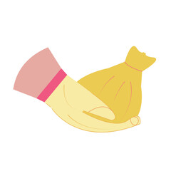 Islamic ramadan vector illustration, prayer equipment