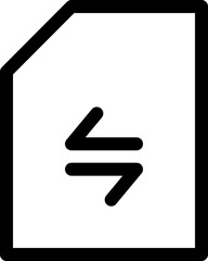 security document conversion icon
