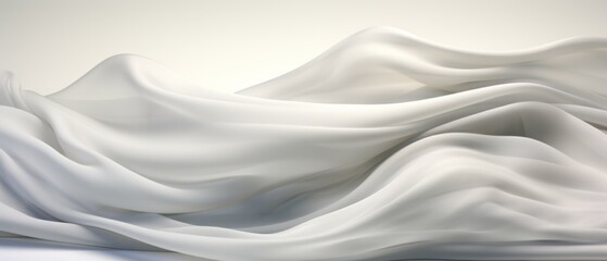 Obraz premium Muslin Material Structure Background - Generative AI