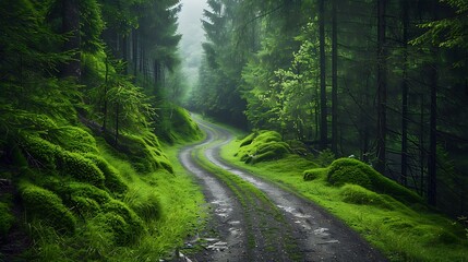 Fototapeta premium Enchanted Forest Path