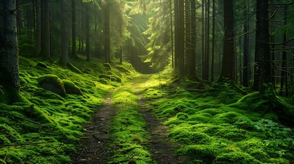 Fototapeta premium Enchanted Forest Path