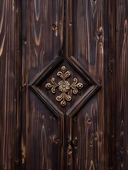 Luxury wood paneling background or texture. highly crafted classic or traditional wood paneling