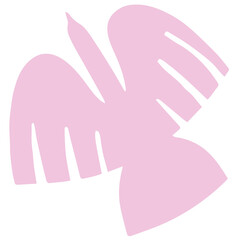 Pink Modern Abstract Shape