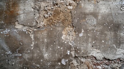 Close up texture of aged concrete loft slabs for background