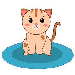 cartoon little cat