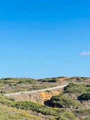 Fototapeta premium Scenic view of sea during sunset, Portugal, Algarve. 