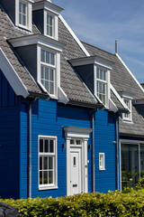 Port pleasure boat hotel Fletcher at the Gooimeer Dutch lake