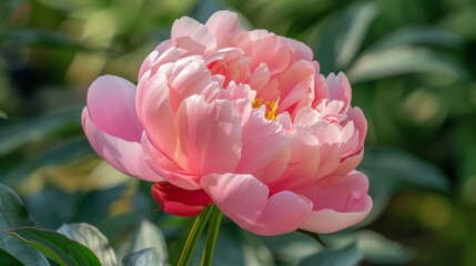 Obraz premium Pink Peony in Bloom.