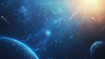 Obraz premium Cosmic Nebula - A Celestial Tapestry