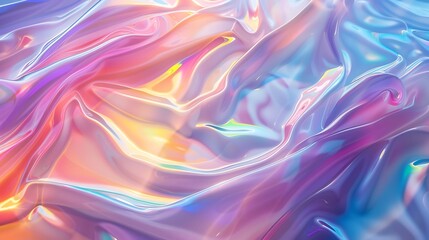 Fototapeta premium Enchanted Underwater Realm of Shimmering Waves and Lights