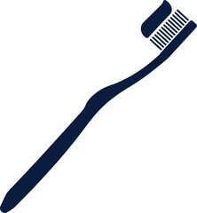 toothbrush, black and white  silhouette