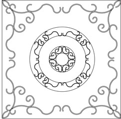 Sketch illustration silhouette vector drawing detail design decoration ornament baground pattern symbol logo icon abstract vintage classic