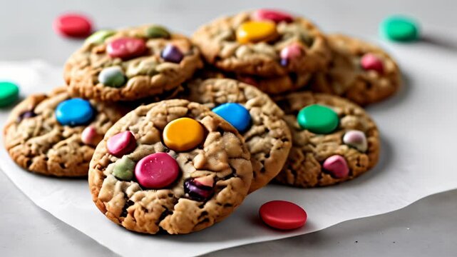  Colorful cookie delight ready to brighten your day