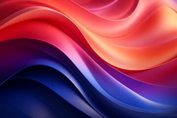 a close up of a colorful abstract background with a curved design