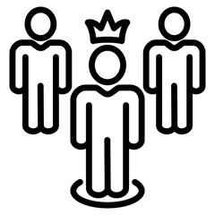 Leadership Icon For Design Element