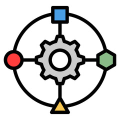 Workflow Icon For Design Element