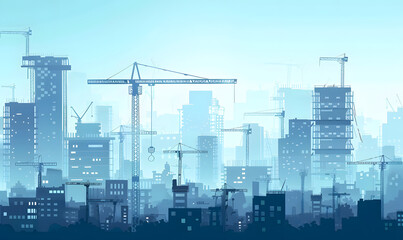 Obraz premium engineering and construction concept.