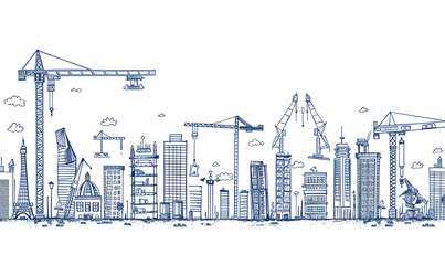 Obraz premium engineering and construction concept.