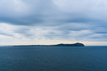 성산일출봉에서 바라본 우도, 제주도, 대한민국